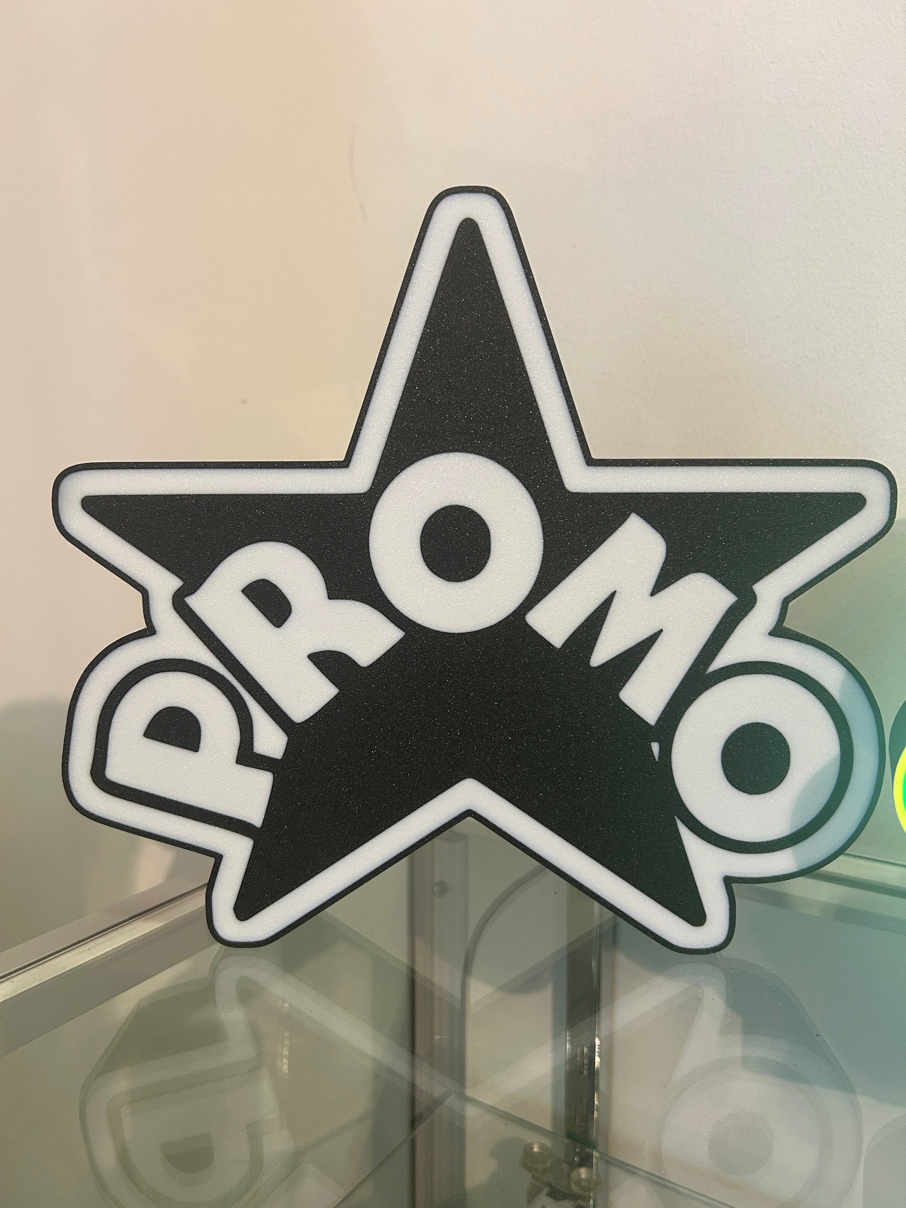 Comic “PROMO” Star LED Lightbox