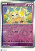 2024 Paldean Fates Fidough Reverse Holo #38/91