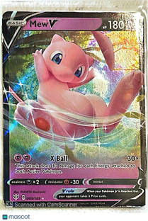 2020 Darkness Ablaze Mew V Holo Rare #69/189