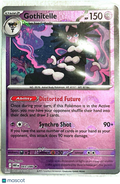 2025 Scarlet & Violet White Flare Gothitelle Reverse Holo Rare #43/86