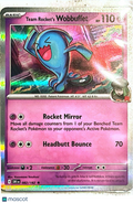 2025 Destined Rivals Team Rocket's Wobbuffet Holo Rare #82/182