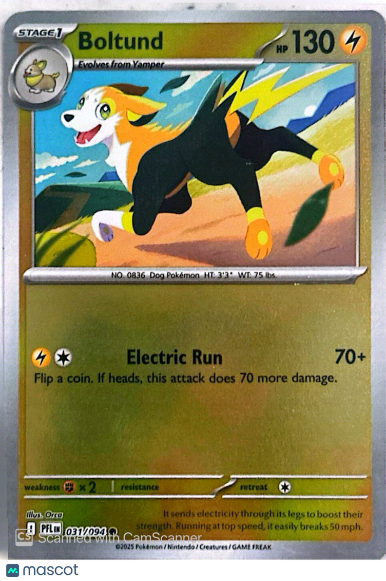 2025 Phantasmal Flames Boltund #31/94