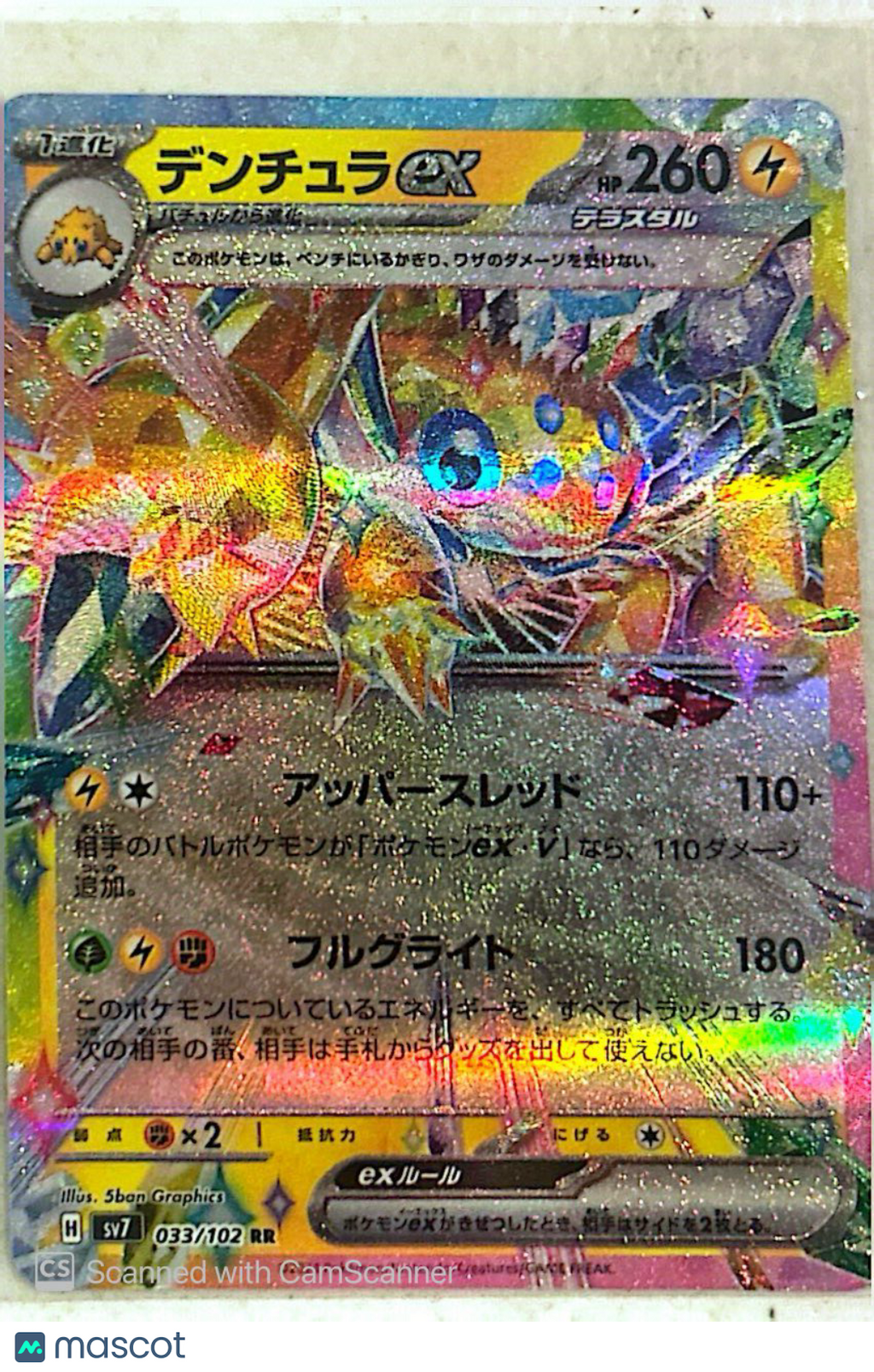 2024 Stellar Crown Galvantula EX Holo Double Rare Japanese RR #33/102