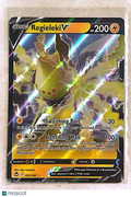 2022 Silver Tempest Regieleki V Holo Rare #57/195