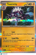 2023 Obsidian Flames Toxtricity Holo Rare #72/197