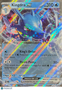 2024 Shrouded Fable Kingdra EX Holo Double Rare RR #12/64