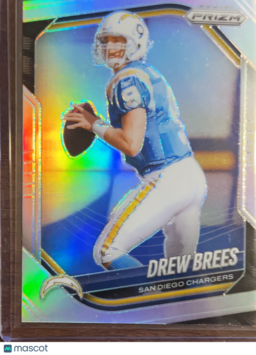 2025 Panini Prizm Football Drew Brees #266 Silver