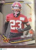 2025 Panini Prizm Trey Amos #400 RC
