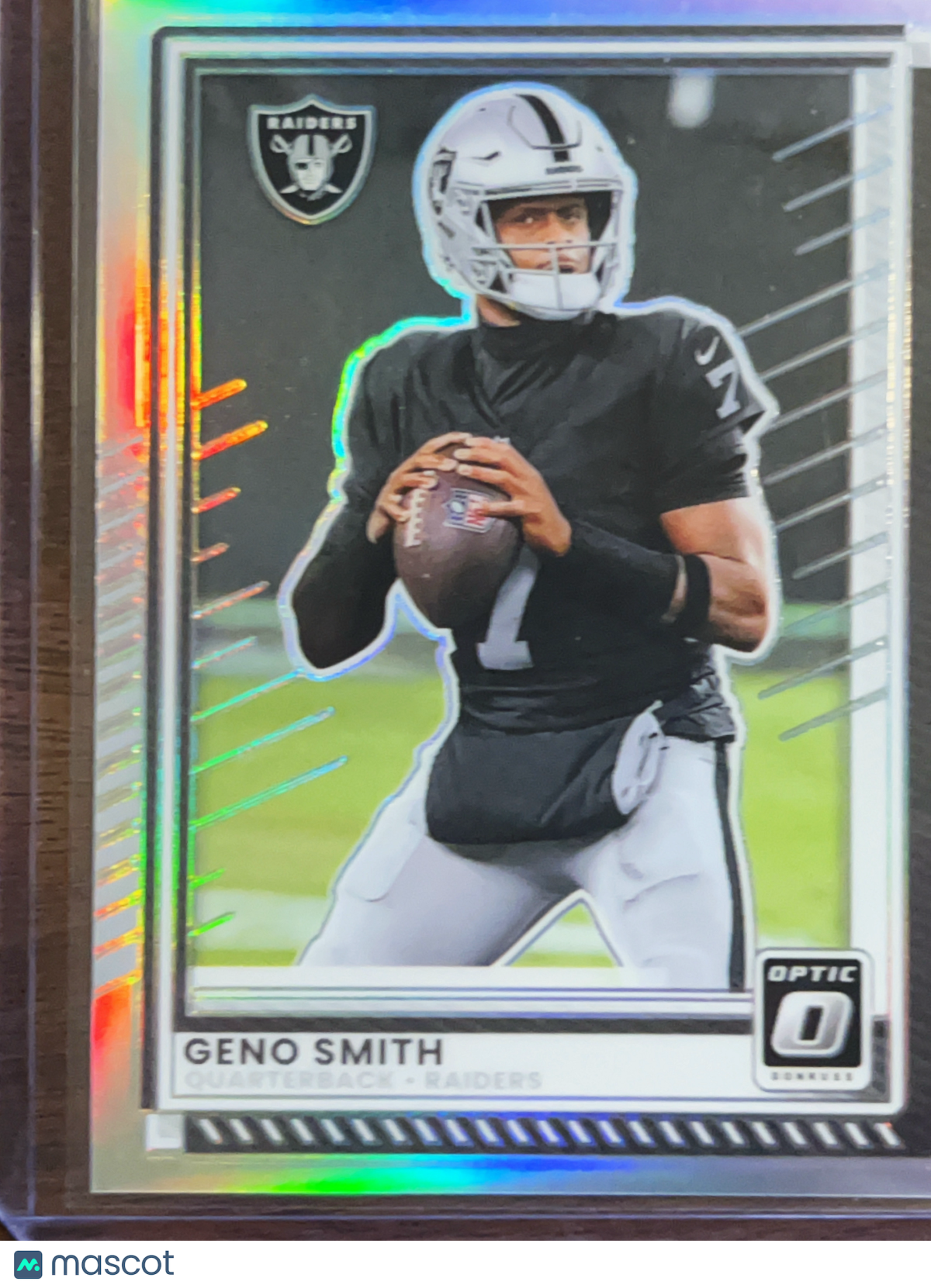 2025 Panini Donruss Optic Prizm Geno Smith #144 Silver Holo