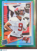 2025 Panini Donruss Optic Football Prizm Emeka Egbuka #265 Green