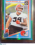 2025 Panini Donruss Optic Prizm Mason Graham #206 Green