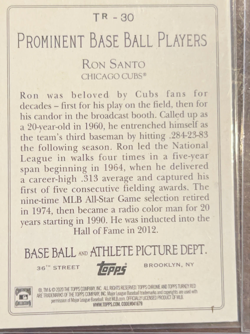 2020 Topps Turkey Red Ron Santo #TR-30