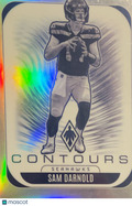 2025 Panini Phoenix Contours Sam Darnold #29 Silver Prizm