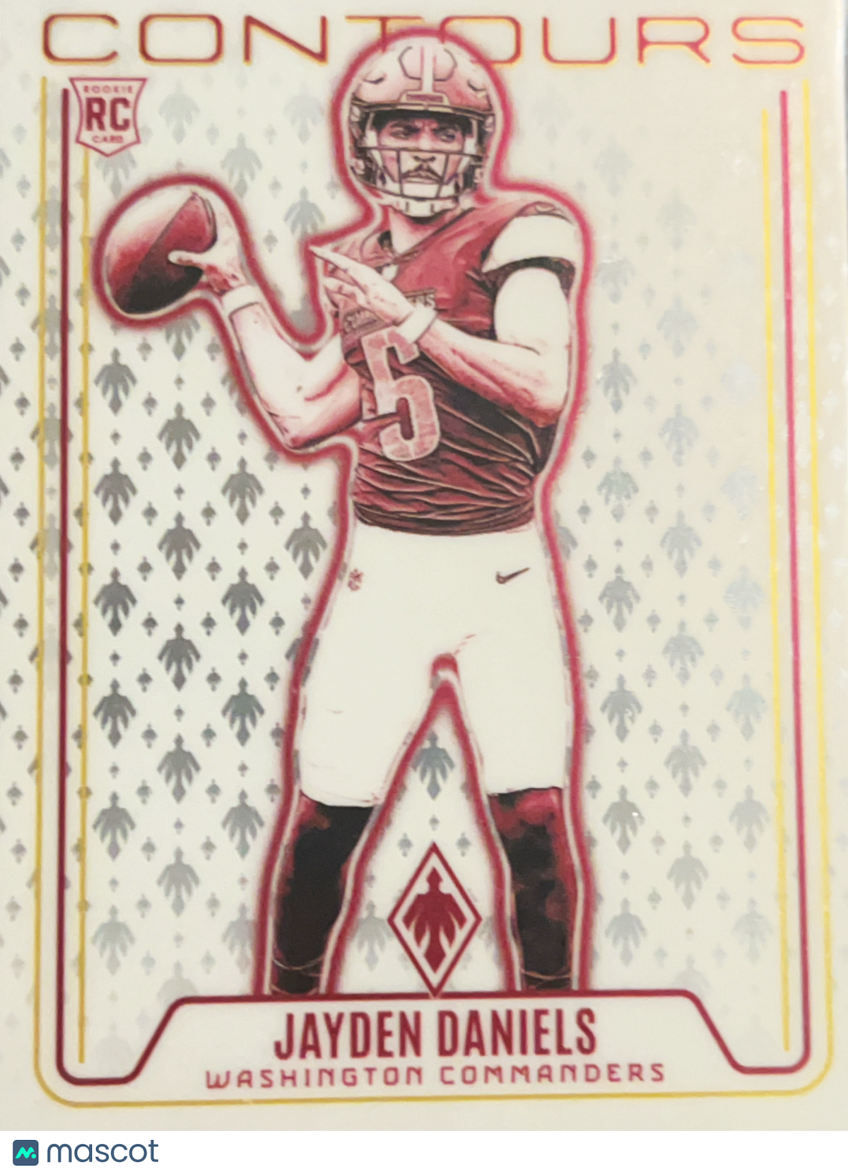 2025 Panini Phoenix Contours Jayden Daniels #CON-JDS RC