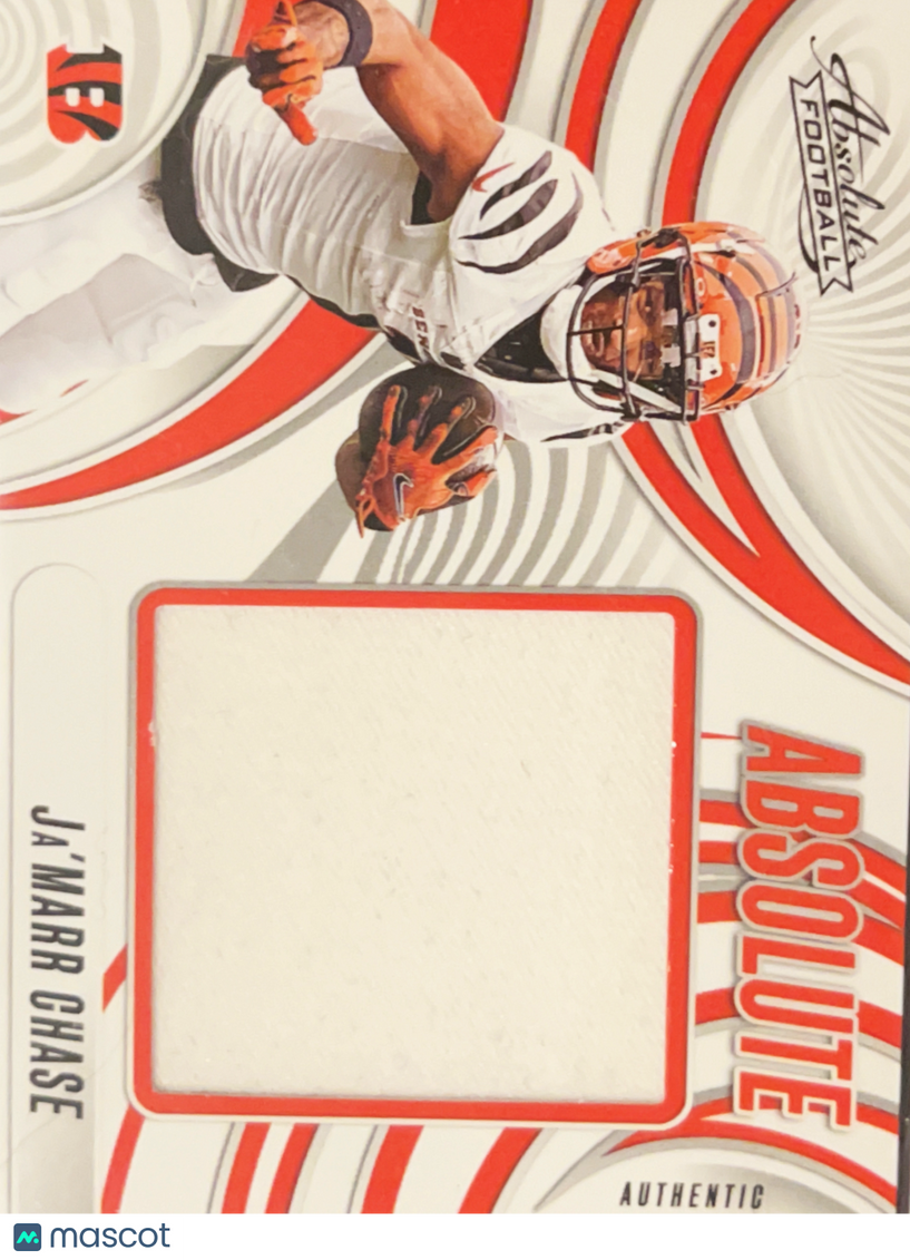 2025 Panini Absolute Football Ja'Marr Chase #AJ-JCE Memorabilia