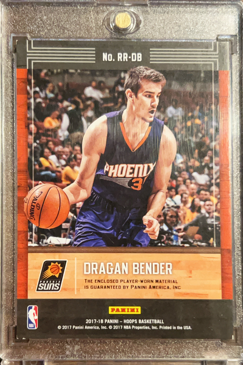 2017 Panini NBA Hoops Rookie Remembrance Dragan Bender #RR-DB Mem