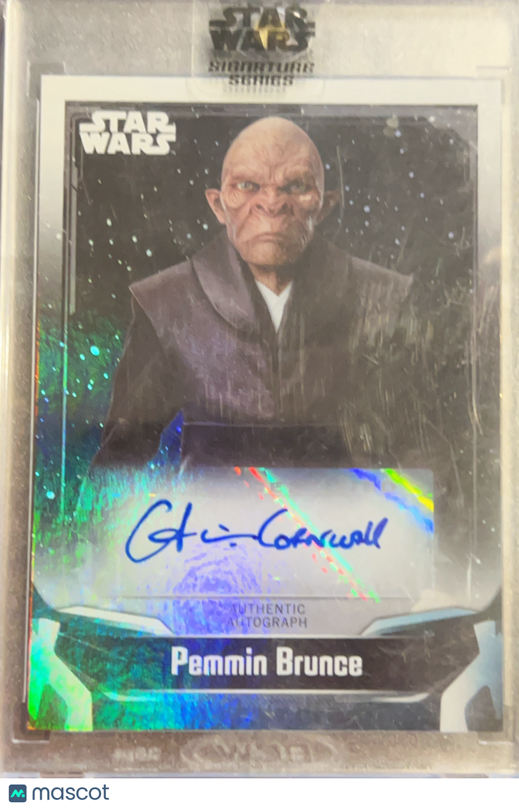 2021 Topps Star Wars Signature Series Cavin Cornwall Authentic Autograph #A-CC