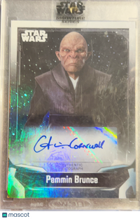 2021 Topps Star Wars Signature Series Cavin Cornwall Authentic Autograph #A-CC