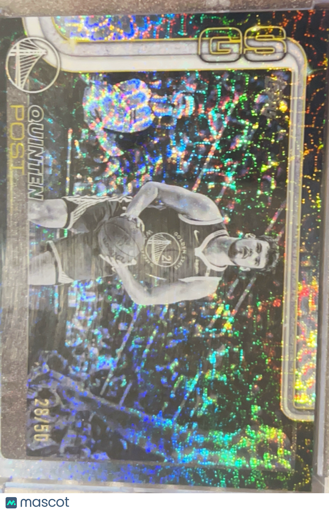 2025 Topps Flagship Quinten Post #139 Black Foil Crackle /50