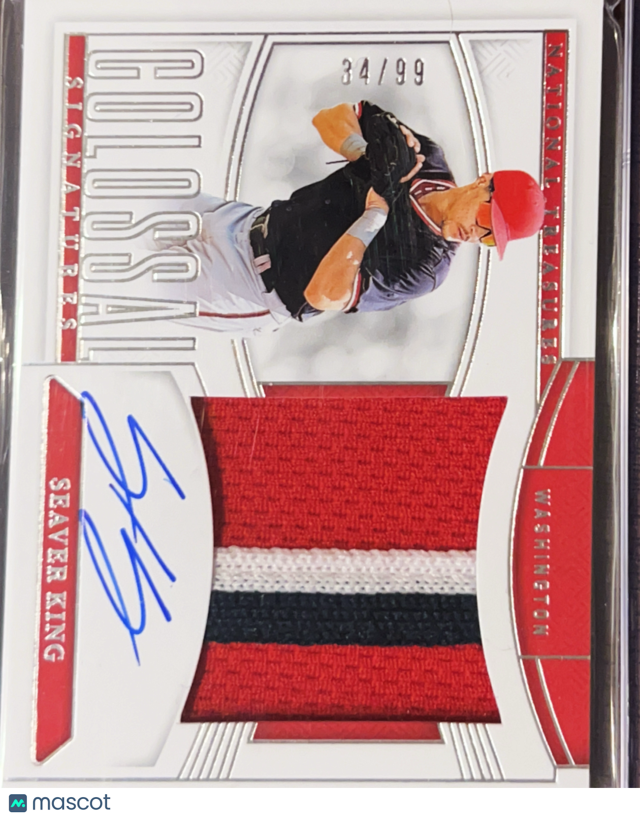 2025 National Treasures Colossal Signatures Seaver King #CMA-SK /99 PA
