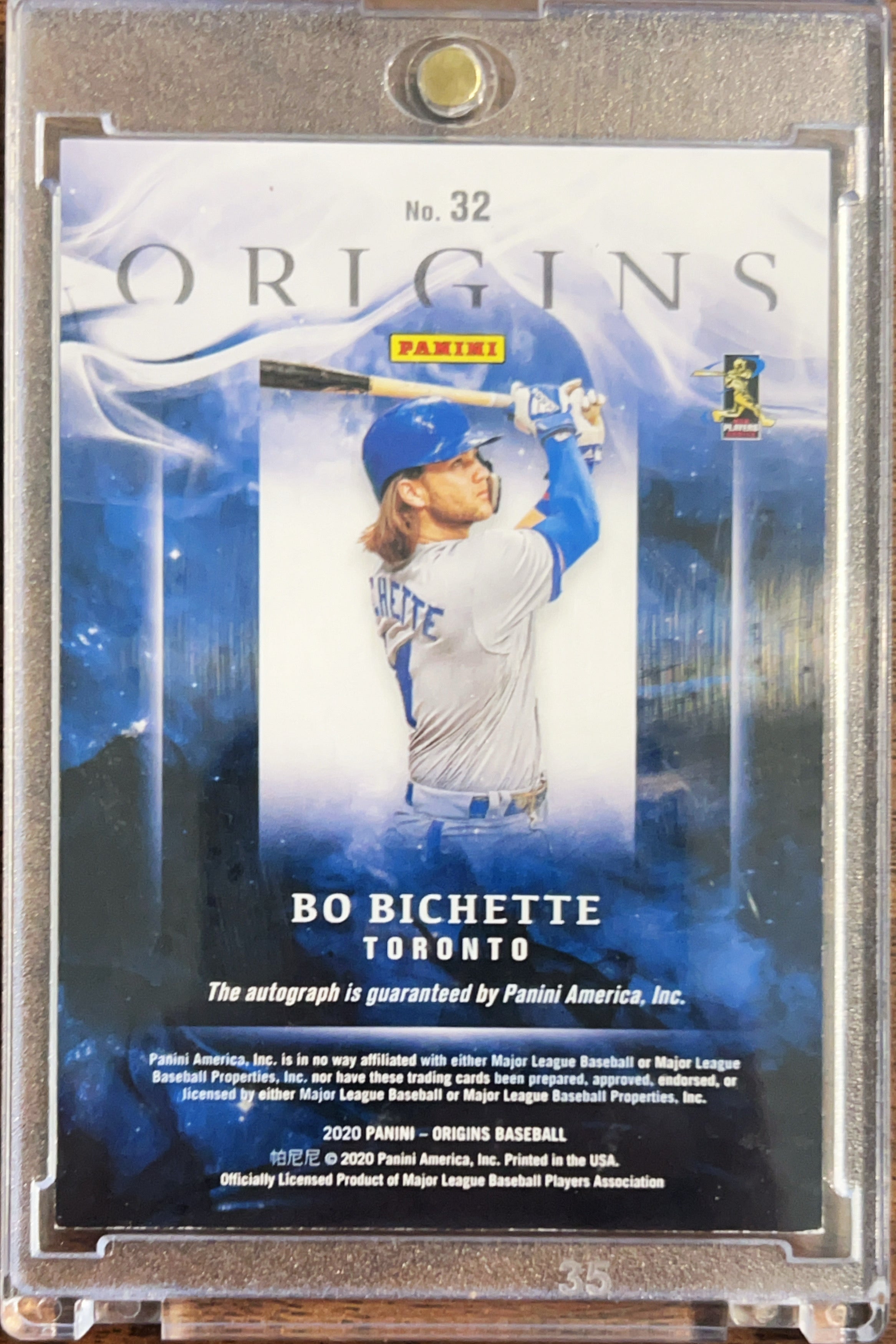 2020 Panini Origins Bo Bichette #32 /99 RC