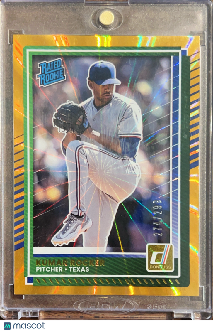 2025 Panini Donruss Kumar Rocker #18 Gold Holo Laser /299