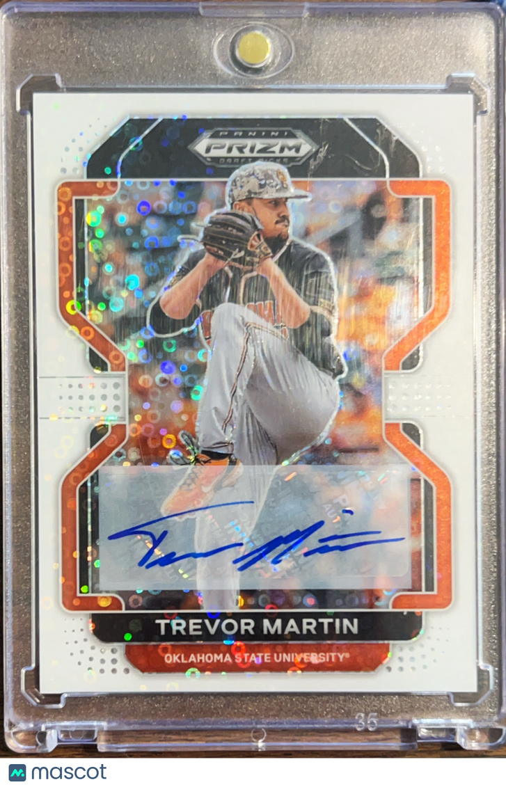 2022 Panini Prizm Draft Picks Trevor Martin #PDP104 Orange /50