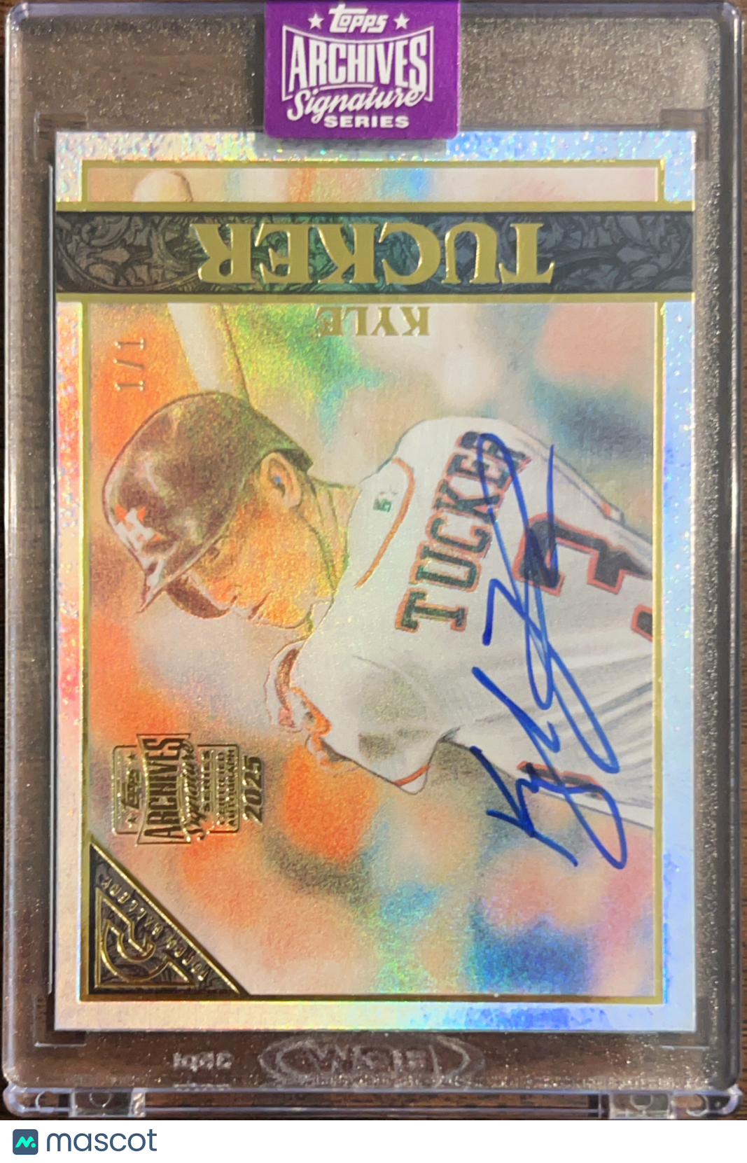 2020 Topps Archives Signature Topps Gallery Kyle Tucker #89 Refractor /1