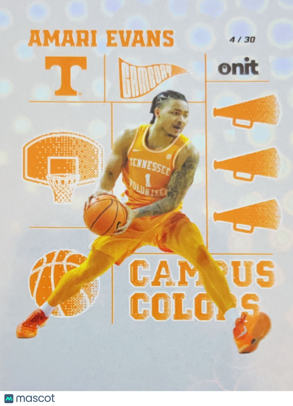2025 ONIT Campus Colors Amari Evans #CC-9 /30