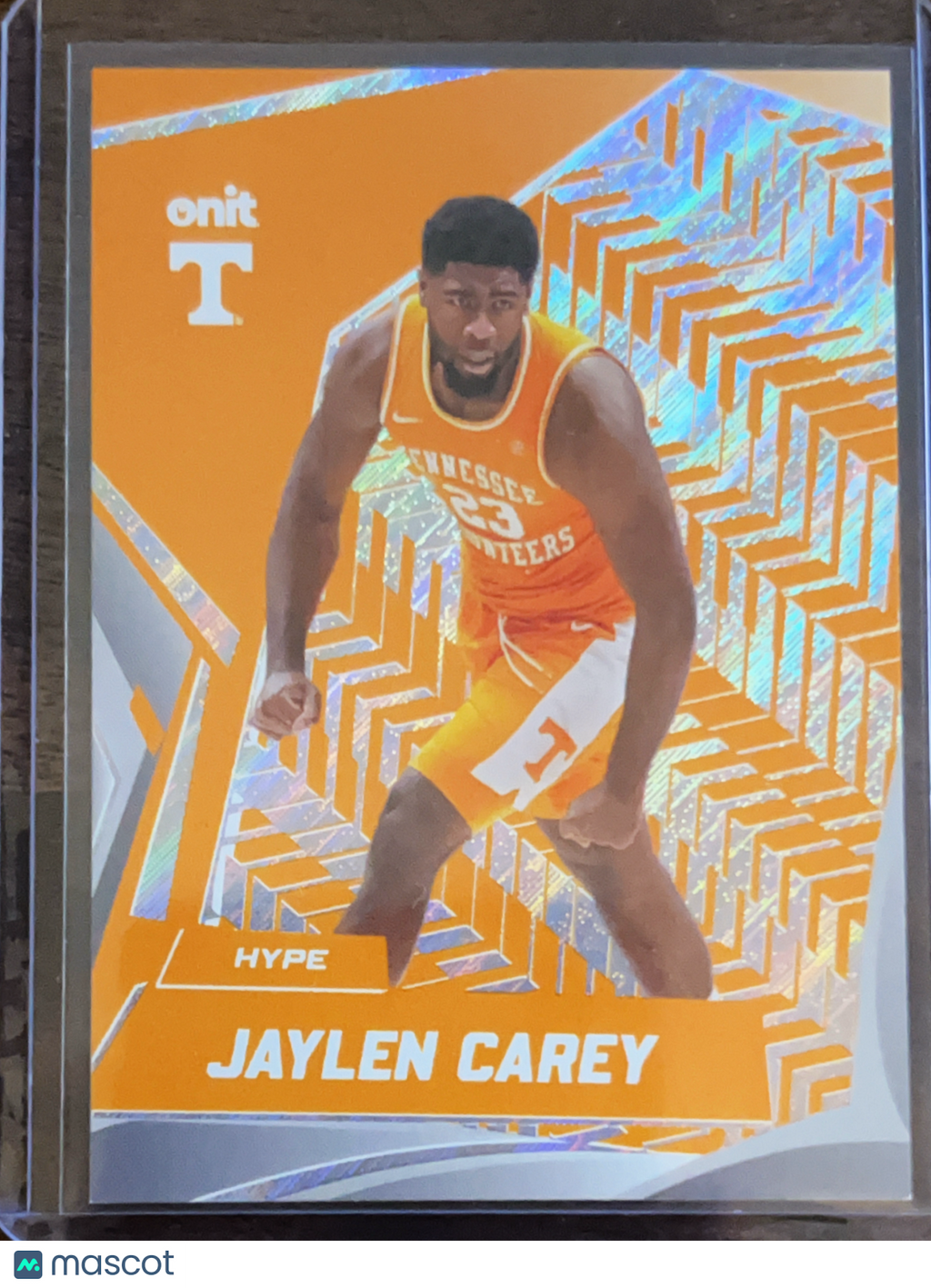 2025 ONIT Tennessee Volunteers Hype Jaylen Carey #H-3 Orange Prism