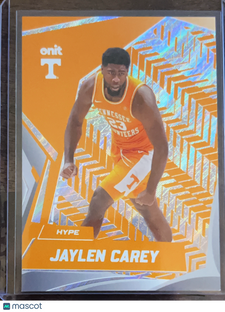 2025 ONIT Tennessee Volunteers Hype Jaylen Carey #H-3 Orange Prism
