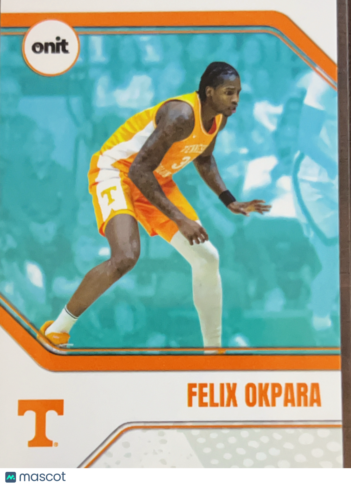 2025 ONIT Tennessee Volunteers Basketball Felix Okpara #B-8