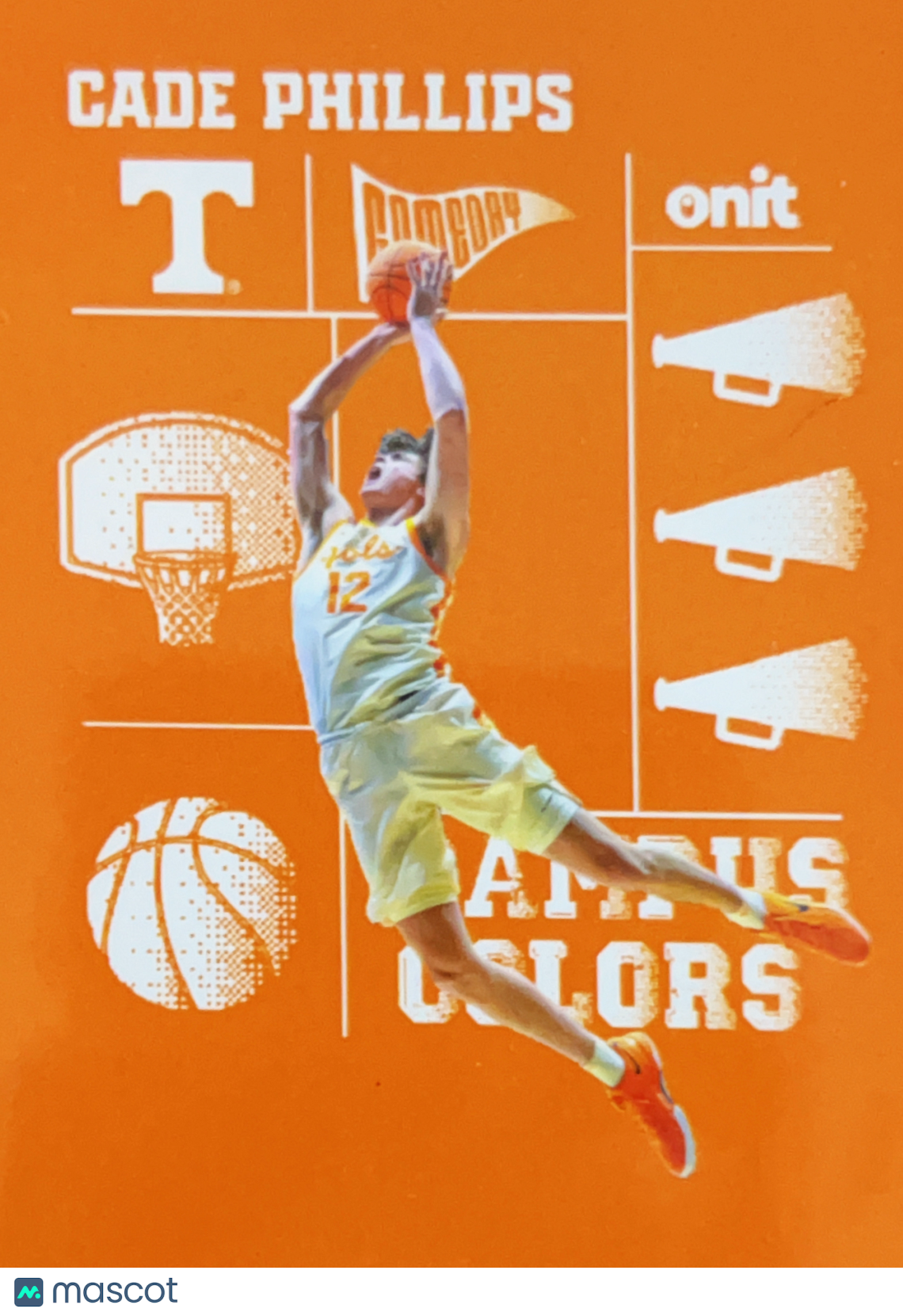 2026 ONIT Campus Colors Cade Phillips #CC-3 Orange