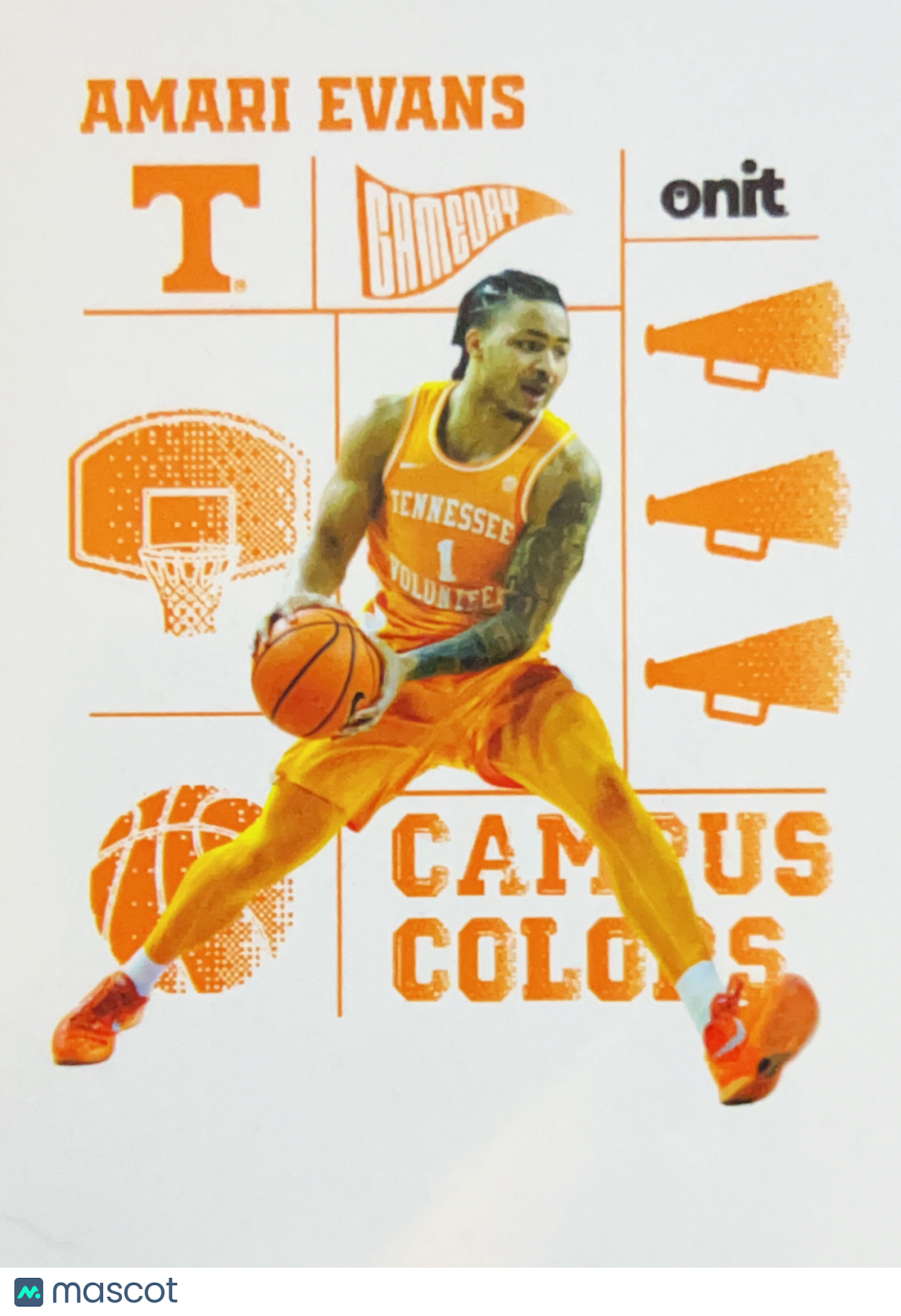2025 ONIT Campus Colors Amari Evans #CC-9