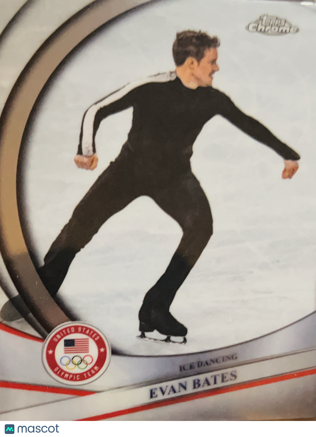2020 Topps Chrome Olympic Evan Bates #144
