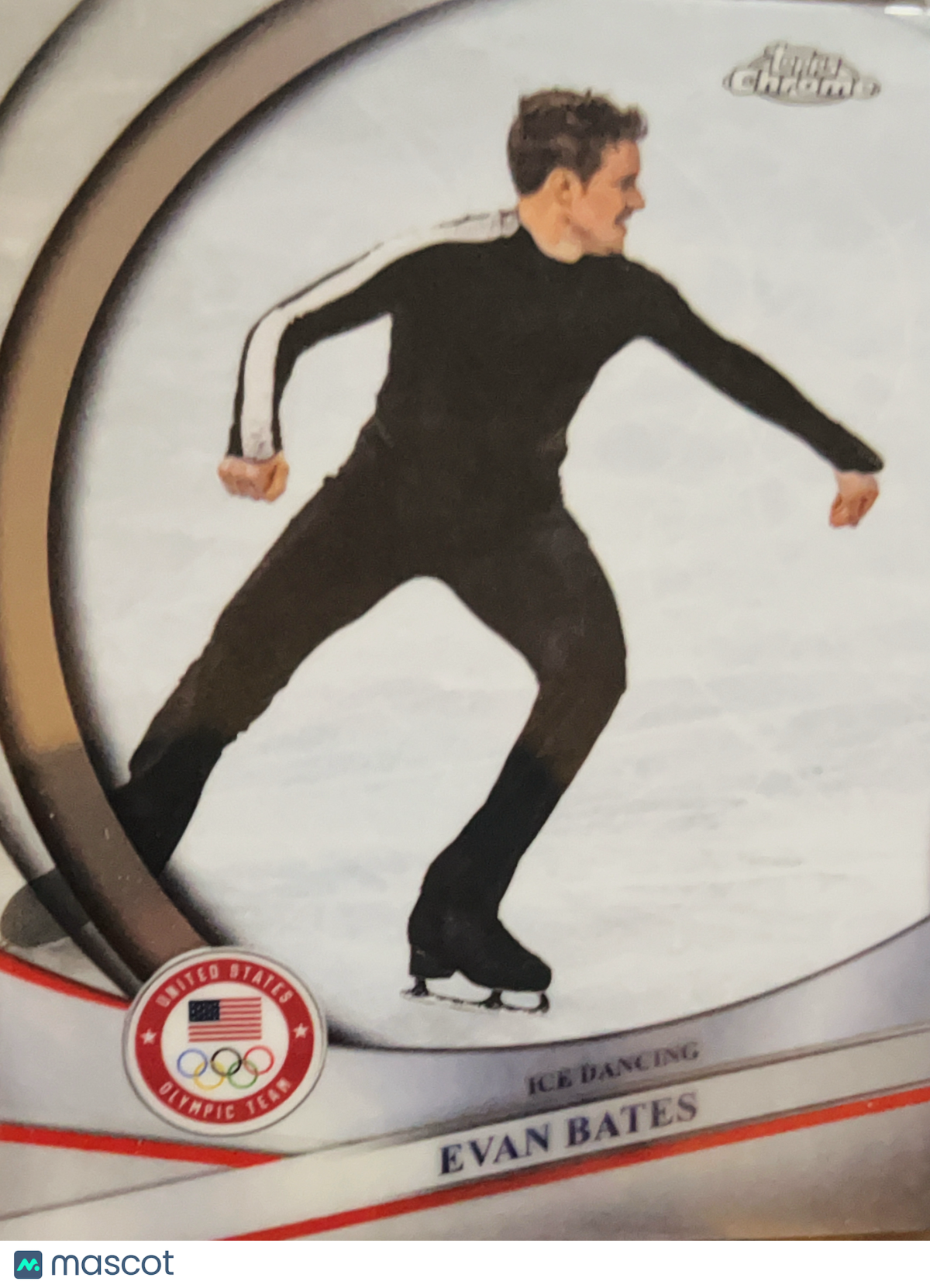 2020 Topps Chrome Olympic Evan Bates #144