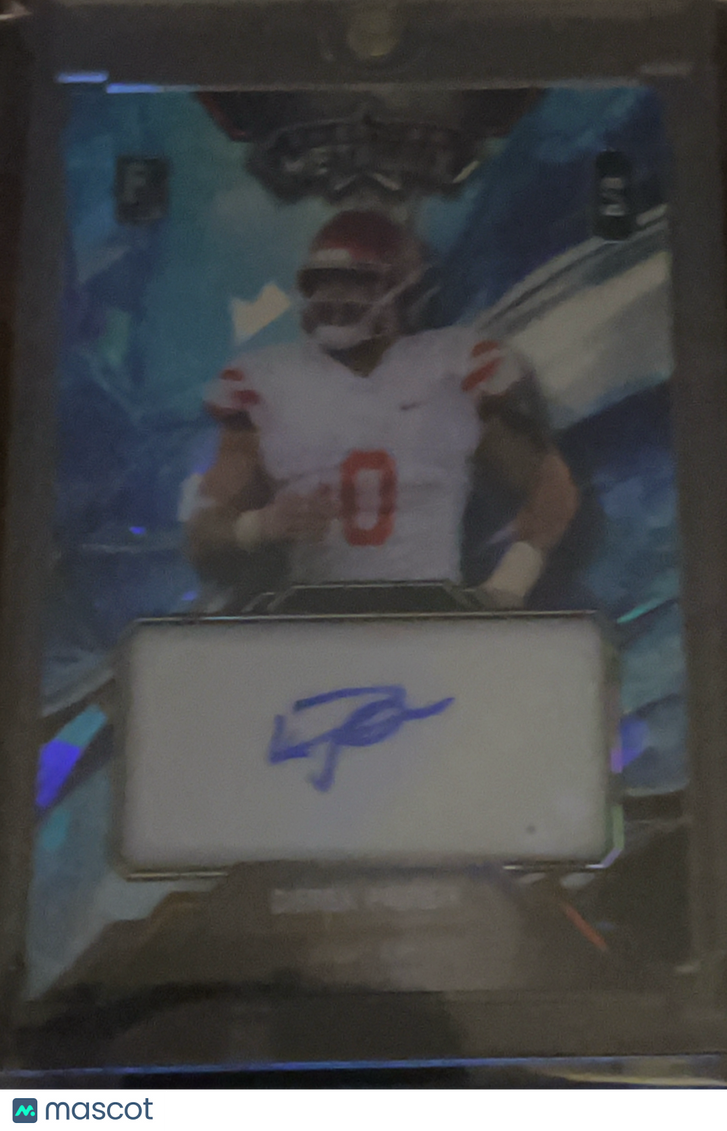2023 Wild Card Matte Metallix Derek Parish #MM-DPA Blue