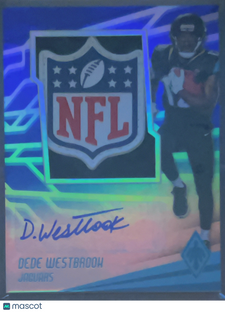 2017 Panini Phoenix Dede Westbrook #JRS-DW of /1 NFL Shield Patch Auto