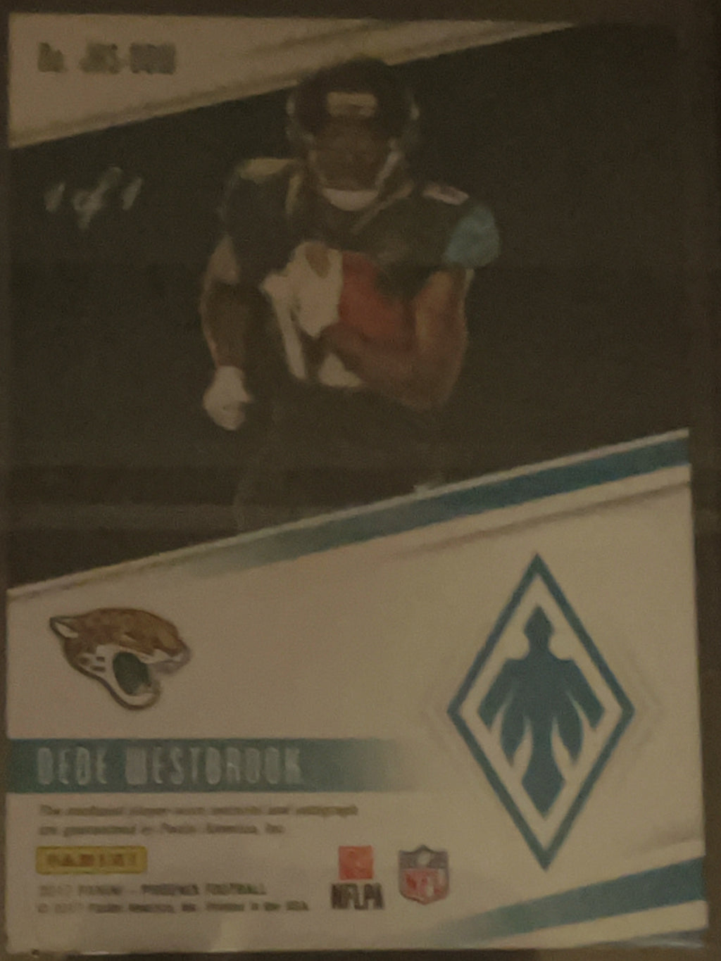 2017 Panini Phoenix Dede Westbrook #JRS-DW of /1 NFL Shield Patch Auto