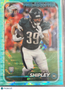 2024 Topps Chrome Will Shipley #252 Aqua Refractor /199 RC