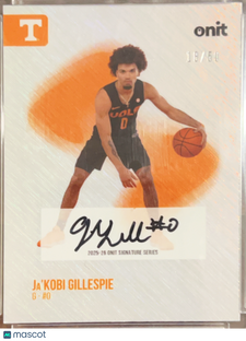 2025 Onit Signature Series Ja'Kobi Gillespie #S-1 /50