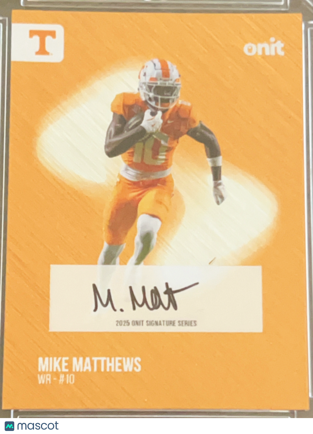 2025 Onit Signature Series Mike Matthews #S-17 Auto