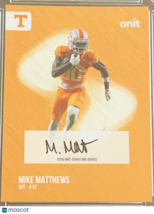 2025 Onit Signature Series Mike Matthews #S-17