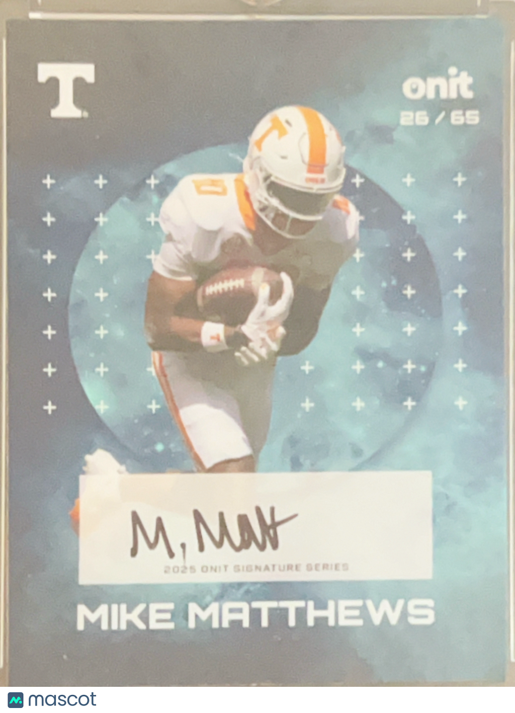 2025 Onit Signature Series Mike Matthews #S-11 /65 Auto