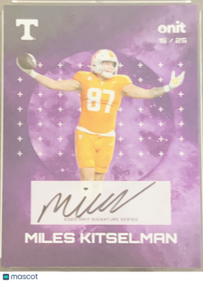 2023 Onit Signature Series Miles Kitselman #S-12 Purple /25