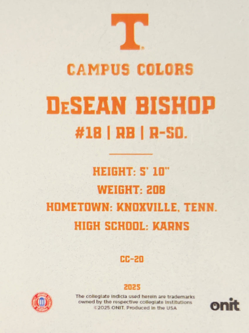 2025 ONIT Campus Colors DeSean Bishop #CC-20