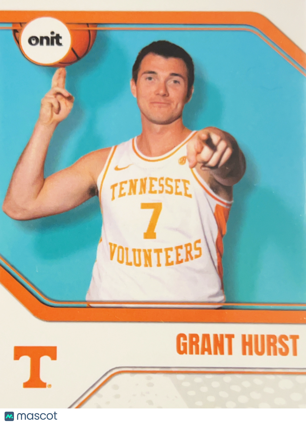 2025 ONIT Tennessee Volunteers Basketball Grant Hurst #B-10