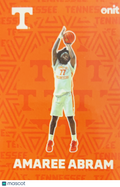 2025 ONIT Tennessee Volunteers Basketball Amaree Abram #F-7