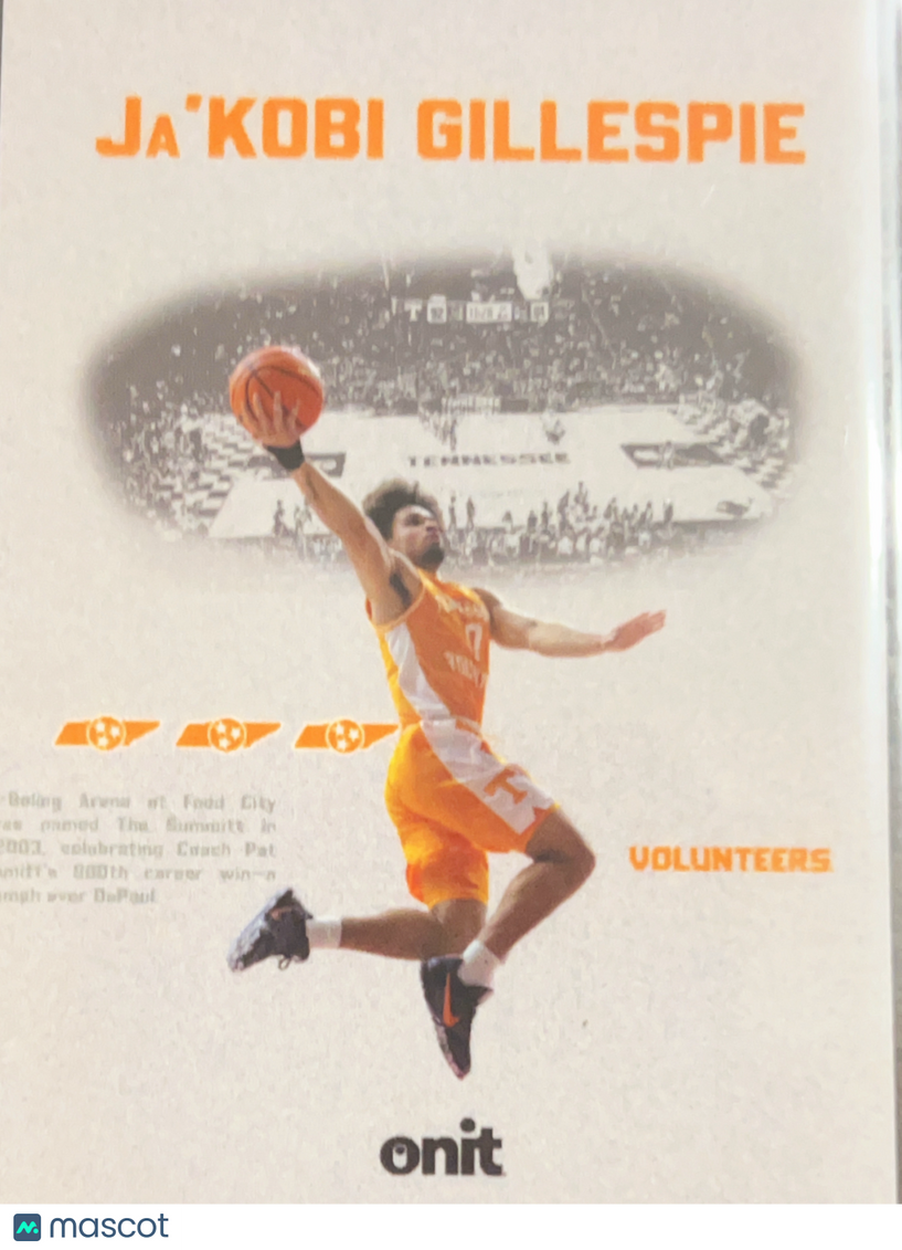 2025 ONIT Tennessee Volunteers Ja'Kobi Gillespie #VS-4