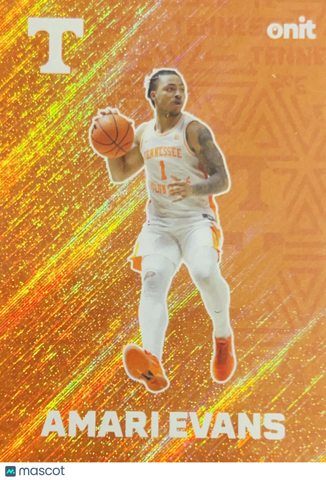 2025 ONIT Tennessee Basketball Amari Evans #F-2 Orange Shimmer